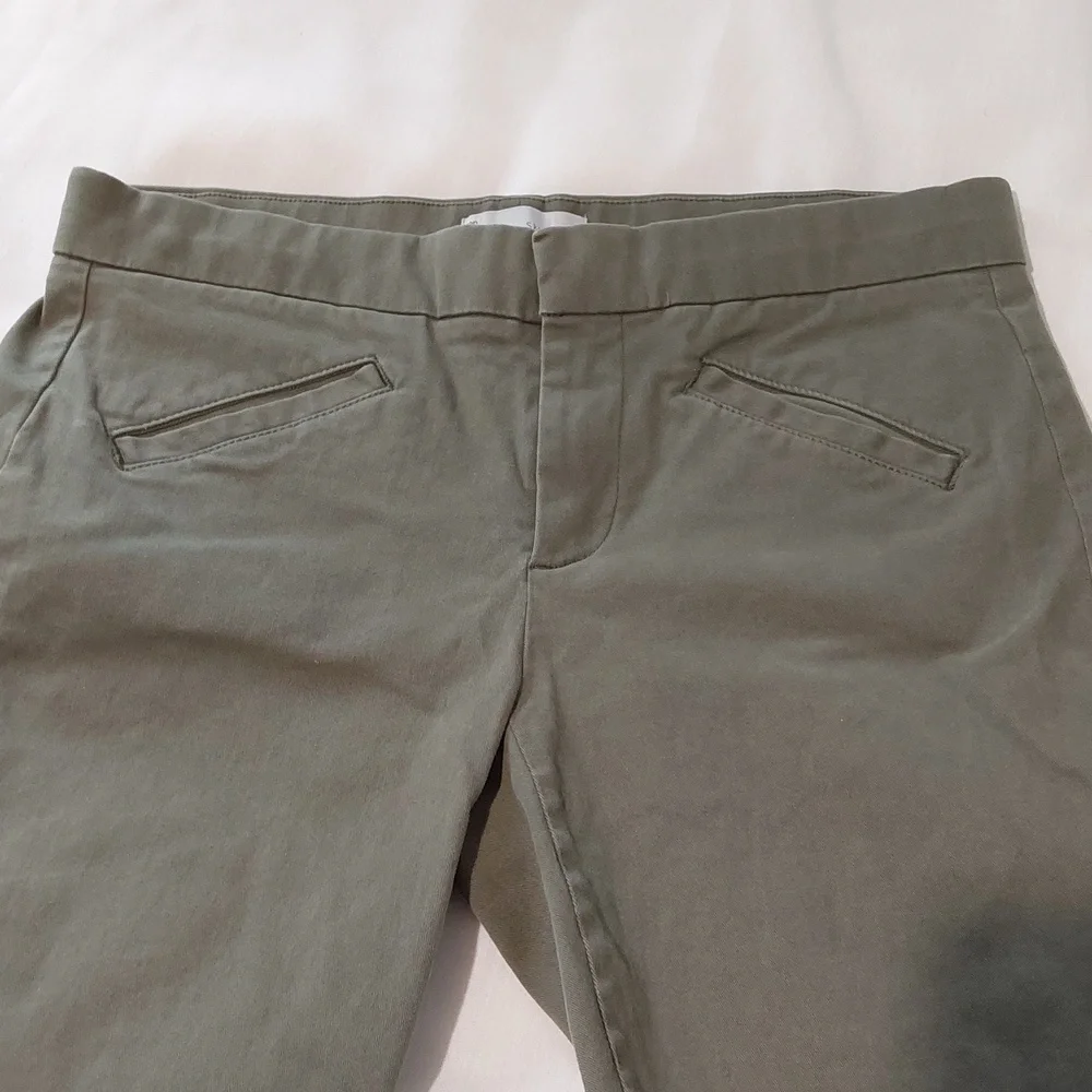 Gap Ultra Skinny Crop Stretch‎ Pants! Green. Size 6A.